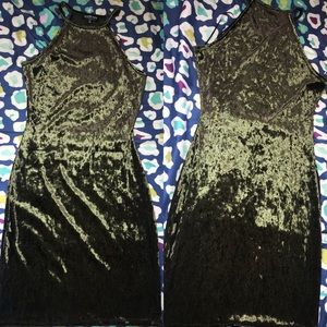 Velvet Halter Dress from Fashion nova 😊